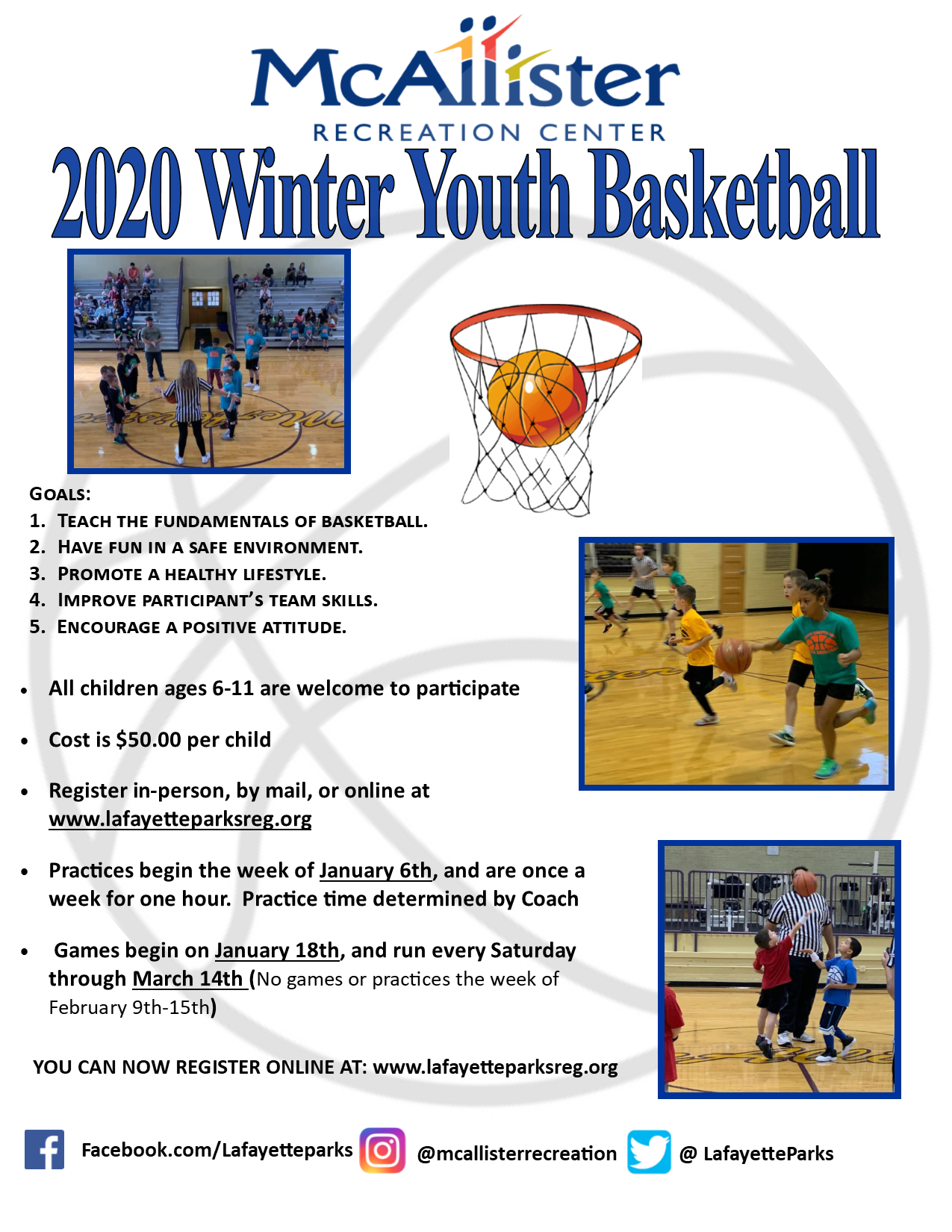 2020 Winter youth basketball