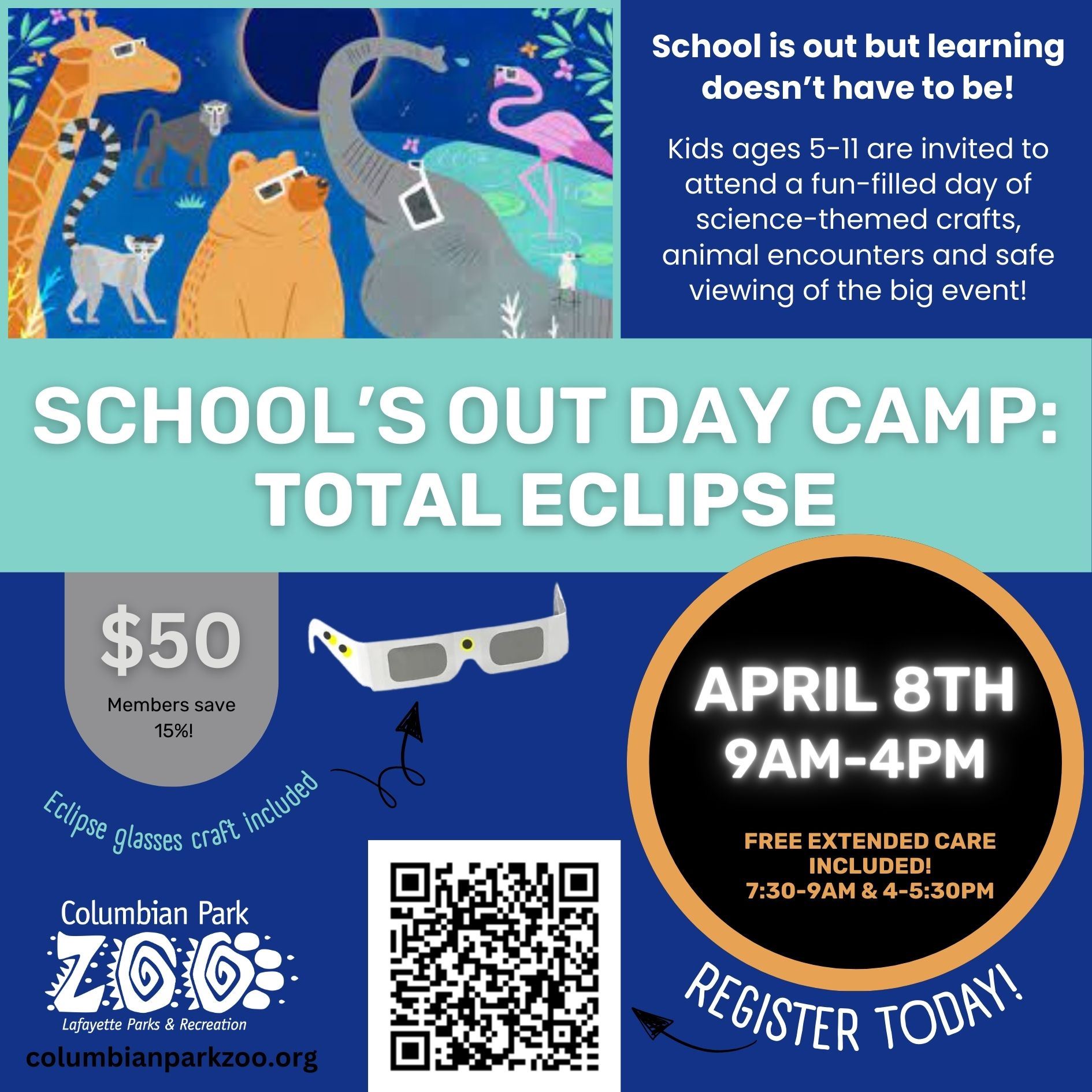 Zoo Eclipse Day Camp graphic