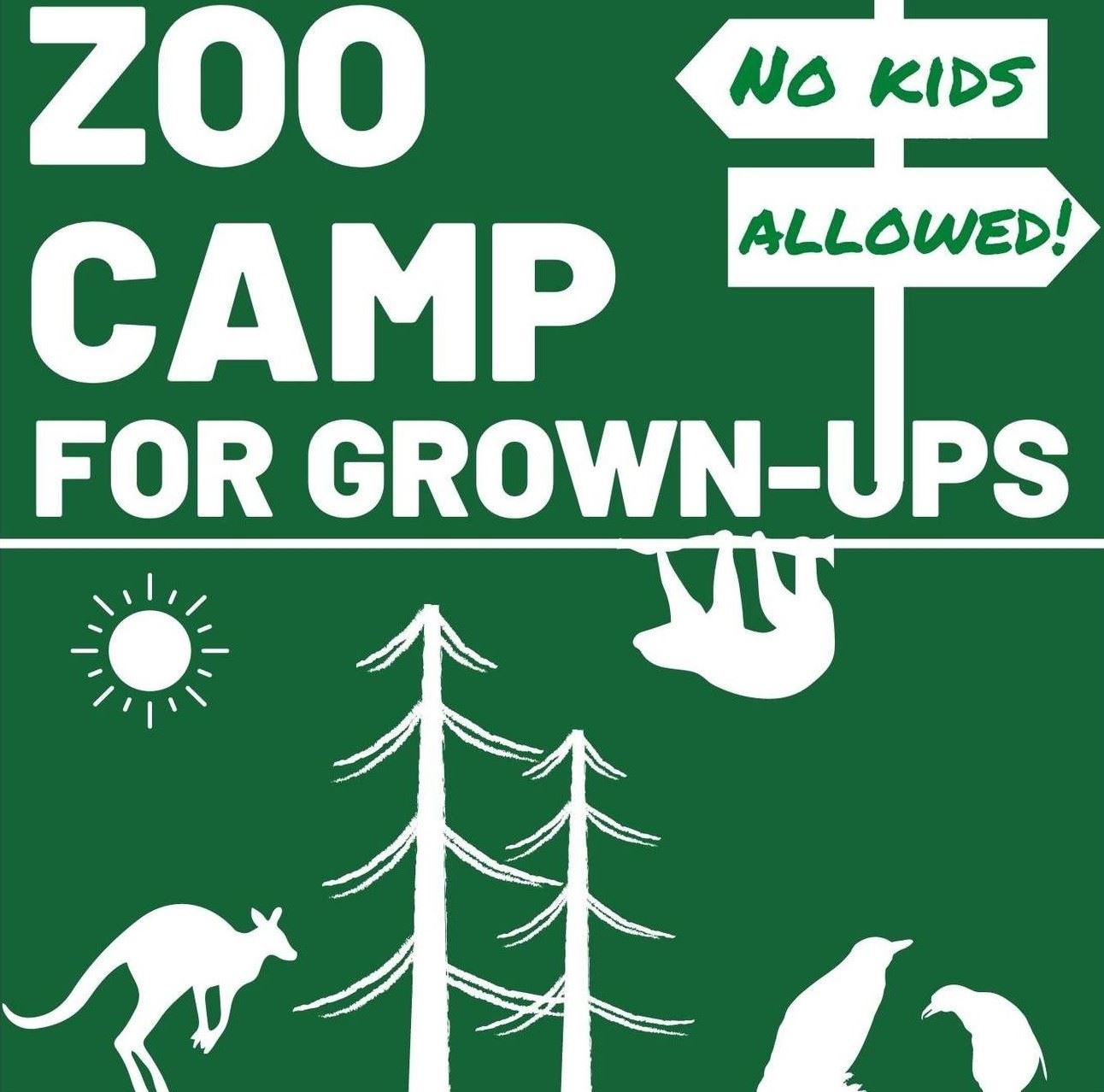 Grown up camp logo