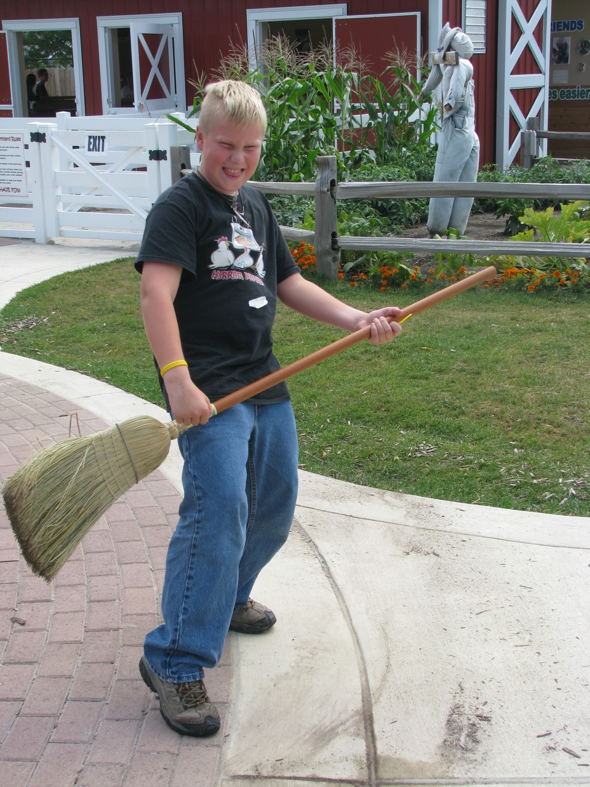 He's a rock star!  So that explains the faux-hawk....jpg