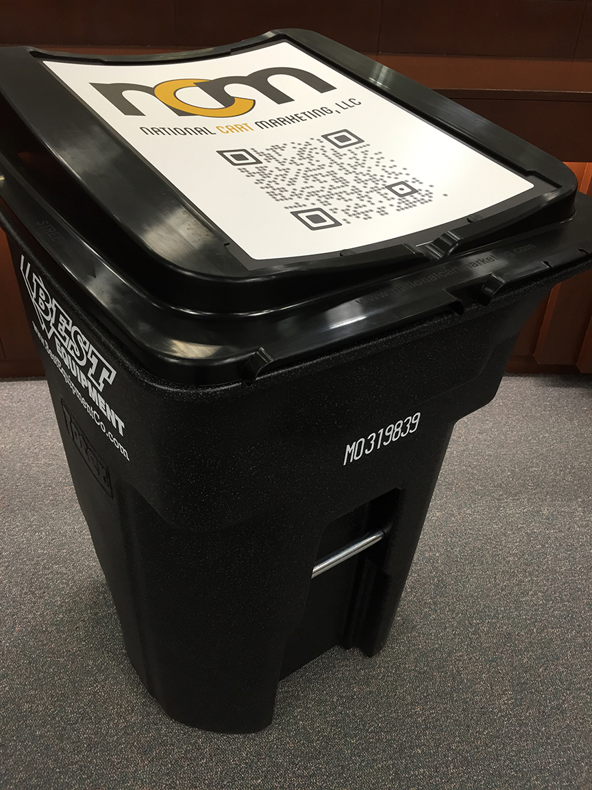 New Toter, recycling lid